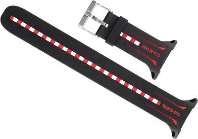 Productafbeelding van Duikcomputer Band - Horlogebandje Duikcomputer - Duiken - Origineel Vervangingsonderdeel - 6 inch - Zwart/Rood