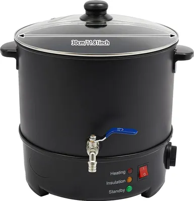 Zdjęcie produktu dla Urządzenie do topienia wosku, pojemność 10 l, konstrukcja ze stali nierdzewnej, wtyczka UE – 10 l