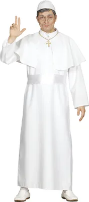 Zdjęcie produktu dla Kostium papieża dla mężczyzn rozmiar M-XL, rozmiar:M