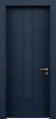Productafbeelding van Donkerblauwe voordeur. Stijlvolle voordeuren. Exclusieve hoteldeuren. Enkelvoudige deur