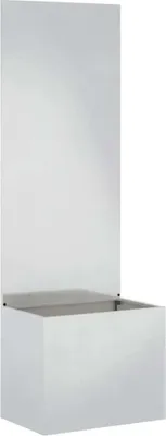 Produktbild von vidaXL Garten Sichtschutz-Leinwand Silber 50 x 32 x 150 cm Edelstahl