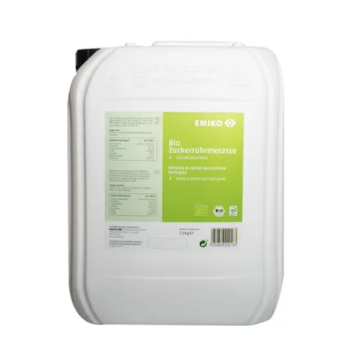 Produktbild von Emiko Bio Zuckerrohrmelasse 13kg zum Herstellen von EMa, reich an Mineralien und Kohlenhydraten