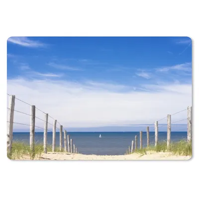 Produktbild von MuchoWow® Mauspad Mousepad Meer - Himmel - Blau 27x18 cm - Mousepads - Maus Mat - Pad - Mausunterlage - Büroartikel - Desk Matten