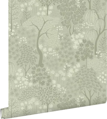 Obrázek produktu pro ESTAhome tapeta stromy a květiny zelená 50 x 900 cm