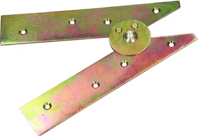 Produktbild von KOTARBAU® Leiterband Leiterscharniere 200 mm Gelb Verzinkt Stehleiterband Klappleiterband Band Öffnung Ohne Haken Leiterscharniere Scharniere Robust