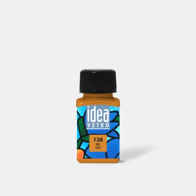 Produktbild von Glasfarbe MAIMERI Idea Vetro 60 ml - Gold