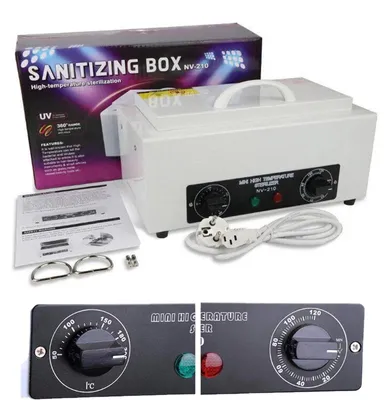 Produktbild von 300W Heißluftsterilisator Desinfektion Hochtemperatur-Sterilisator mit einstellbarem Timer für Nagelwerkzeuge Kosmetikwerkzeuge Fußpflege Schönheitssalon