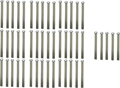 Produktbild von 50 Stück - Aufrollriemen Kunststoff mit Gewebeverstärkung Länge 400 mm