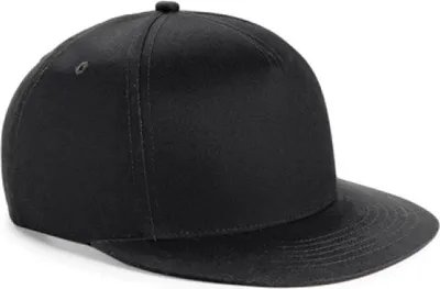 Produktbild von Beechfield B615 | Youth Size Snapback Cap - Farbe: Black/Black - Größe: One Size
