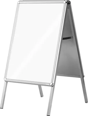 Obrázok produktu pre stojan na plagáty magnetoplan SP A0, strieborný/strieborný elox