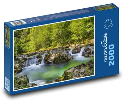 Obrázok produktu pre Puzzle 2000 Riečka v zelenom lese - martinpuzzle