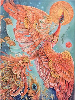 Zdjęcie produktu dla Firebird (Birds of Happiness) Ultra Lined Hardback Journal (Elastic Band Closure)