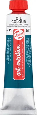 Produktbild von Talens Art Creation Ölfarbe Tube 40 ml Blaugrün Dunkel 637