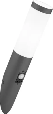 Produktbild von LED Wandleuchte, Edelstahl, anthrazit, Sensor, H 41 cm