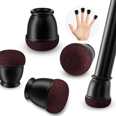 Obrázok produktu pre Chrániče nôh stoličky 10-15 mm, 16 ks, okrúhle, silikón, pre ochranu podlahy
