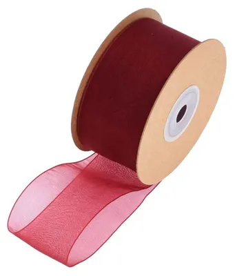 Organza-Band 1 cm x 45 m, transparent, für Geschenke & Deko