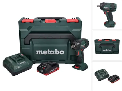 Produktbild von Metabo SSW 18 LTX 300 BL Akku Schlagschrauber 18 V 300 Nm 1/2" Brushless + 1x Akku 4,0 Ah + Ladegerät + metaBOX
