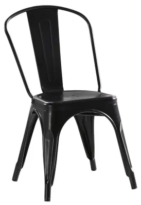 Zdjęcie produktu dla Krzesło Furnitex, styl minimalistyczny, loft, kolor czarny
