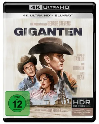 Produktbild von PLAION Giganten (4K UHD), Film, Blu-ray, Deutsch, Spanisch, Französisch, Italienisch, 198 min, Drama, Niederländisch, Spanisch, Französisch