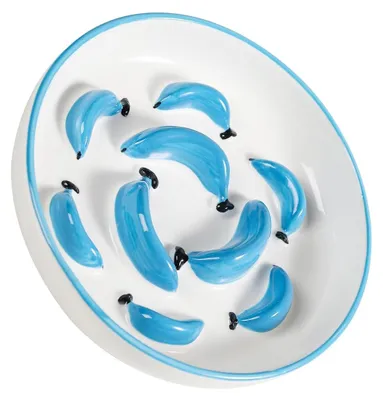 Image de Station de nourriture pour chat en céramique avec fonction d'alimentation lente