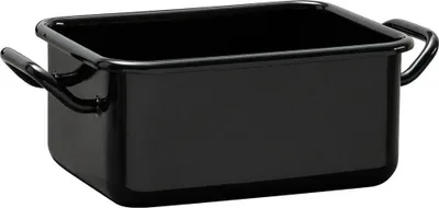 Obrázok produktu pre Riess mini miska na pečenie a servírovanie 15x11x7cm čierny smalt