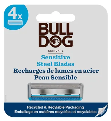 Obrázek produktu pro BULLDOG Bambusová sada holicích žiletek pro citlivou pokožku, 4 kusy