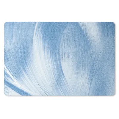 Produktbild von MuchoWow® Mauspad Mousepad Blau - Acrylfarbe - Gestaltung 27x18 cm - Mousepads - Maus Mat - Pad - Mausunterlage - Büroartikel - Desk Matten