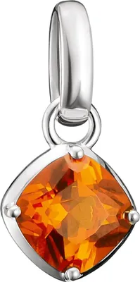 Thomas Sabo CC1338-699-6 Charm-Anhänger Orange Connect Silber 1