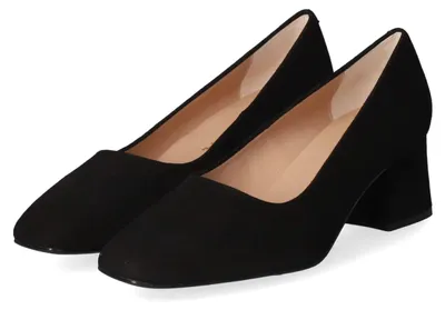 Image de Escarpins Unisa Damen, modèle LOWE, en cuir noir, taille 42
