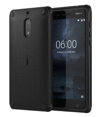 Obrázok produktu pre Nokia Rugged Impact Case CC-501, Ochranný obal, Nokia, 6, Čierna