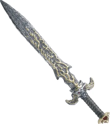 Produktbild von Mystisches Schwert grau-gold 86cm