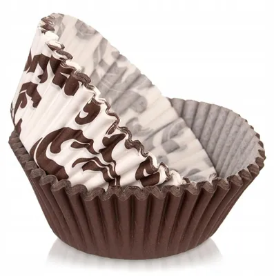Produktbild von Orion Muffinformen Papier Weiß/Braun 60 Stück