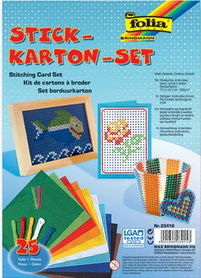 Obrázek produktu pro sada vyšívacích kartonů folia, 175 x 245 mm, 300 g/m2, 25 kusů