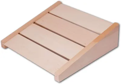 Produktbild von Kopfstütze für die Sauna, fest aus Holz 39,5 cm
