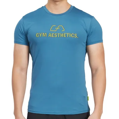Produktbild von Herren Sport T-Shirt schnelltrocknend schweißableitend antibakteriell UV-Schutz Slim Fit Rundhals