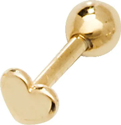 Image de Clou d’oreille cartilage unique Femme Coeur Or 375/1000 - 3mm*3mm; TRS25818