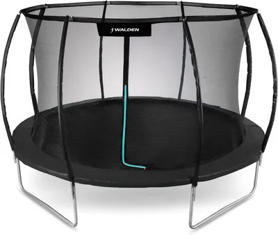 Produktbild von Walden Sports 8ft Gartentrampolin 244 cm Set mit Sicherheitsnetz & Randabdeckung  Outdoor Kindertrampolin aus verzinktem Stahl, bis 100 kg belastbar