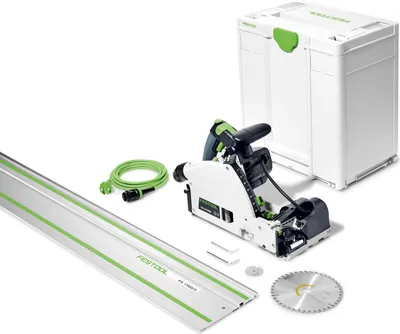 Produktbild von Festool Vorritzer-Tauchsäge TSV 60 KEBQ-Plus-FS, incl. Kreissägeblatt, Führungsschiene, Zubehör, Systainer