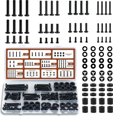 Produktbild von INF 92-teiliges TV Wandmontage Schrauben Set - Universal M4 M5 M8 Befestigung