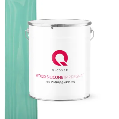 Produktbild von Holzimprägnierung | Für 1 Anstrich | Türkis | 5 L | Holzschutz | 2 In 1 | Grundierung Mit Schutz  Farbimprägnierung Imprägniermittel Innen Außen