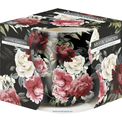 Image de Bougie en verre MYSTIC GARDEN parfumée 100g