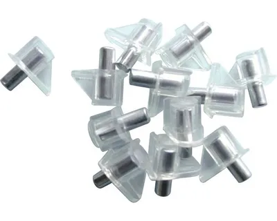 Produktbild von Regalbodenträger transparent 5 mm 12 Stück