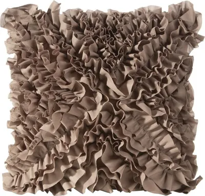 Produktbild von Dekorativer Kissenbezug Sofakissen MIRENA dunkelbeige 45x45 dunkelbeige