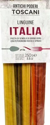 Produktbild von Linguine Tricolore farbige Nudeln 250g - Antichi Poderi Toscani
