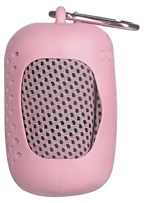 Imagen del producto de Toalla deportiva, de secado rápido, ligera y compacta, color rosa