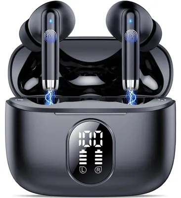 Image de Écouteurs sans fil, casque Bluetooth 5.4 avec réduction de bruit ENC