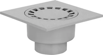 Zdjęcie produktu dla ACO odpływ dom+podwórko 250x250mm z odpływem pionowym szary DN 75/110 310092
