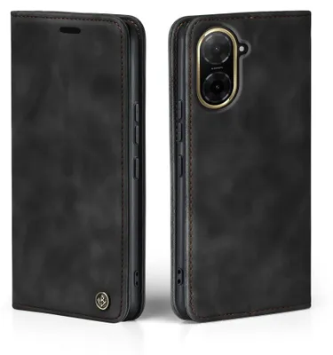 Produktbild von Handy Hülle für Xiaomi Redmi A5 Klapphülle Bookcase Flip Cover Handy Tasche Etui Farbe: Schwarz