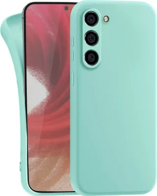 Produktbild von MyGadget Silikon Hülle Kompatibel mit Samsung Galaxy S23 Plus - robuste Schutzhülle TPU Case Slim Silikonhülle - Back Cover Kratzfest Handyhülle - Matt Mint