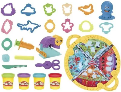 Obrázek produktu pro Play-Doh Fold 'n Go Playmat, Kreativní souprava pro děti, 3 rok/roky, Vícebarevný